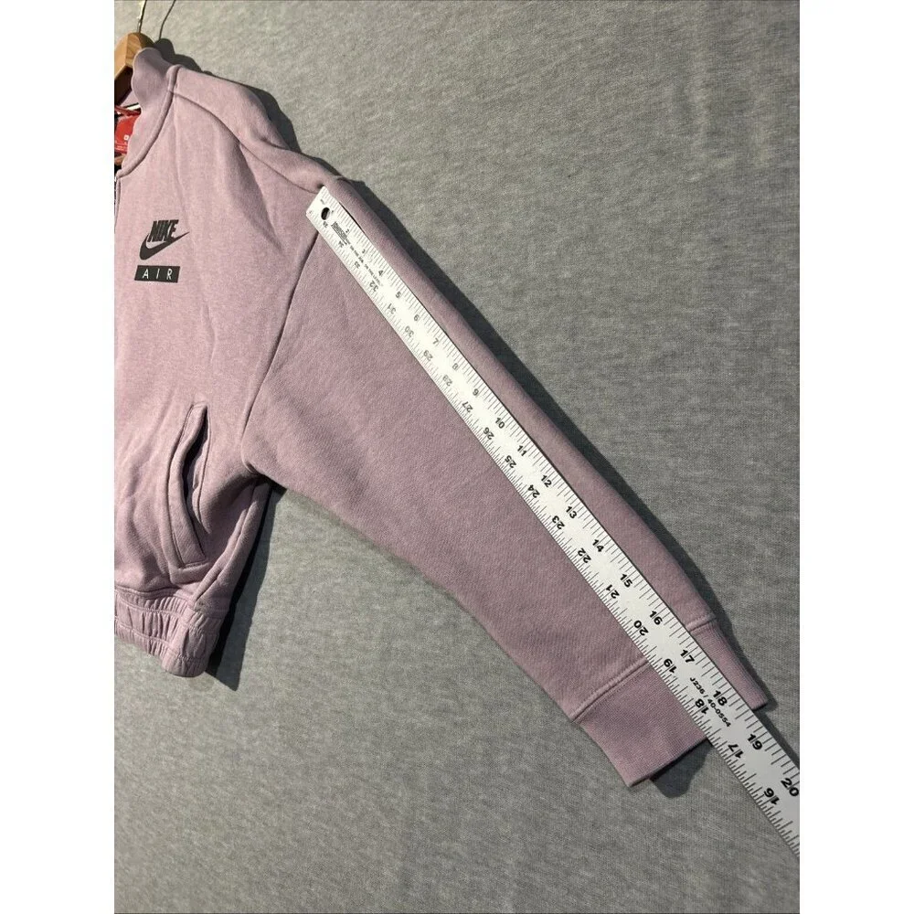 Nike Air Jacket Womens M Medium Pink Full Zip Double Sided Swoosh